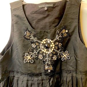 Miss Me Collection black dress Sz M beading